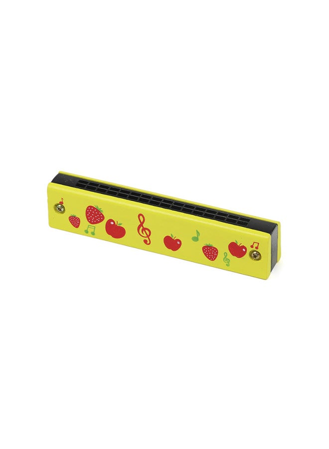 Wooden Harmonica Toy 16 Hole Wind Instrument Children Enlightenment Musical Instrument - Image 1