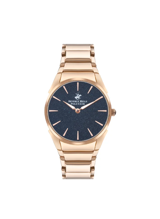 BEVERLY HILLS POLO CLUB BEVERLY HILLS POLO CLUB Women's Analog Dark Blue Dial Watch - BP3384C.490