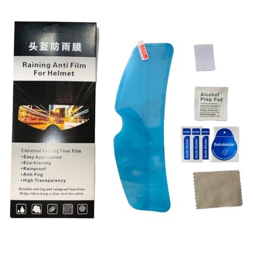 0TO6 Thermoplastic Polyurethane Bike Helmet Visor Anti Fog Film Tempered|Anti Scratch|Fog-Resistant Clear Visibility During Riding in Humid Cold Weather Foggy Days Universal for All Motorcycle Helmet - Image 4