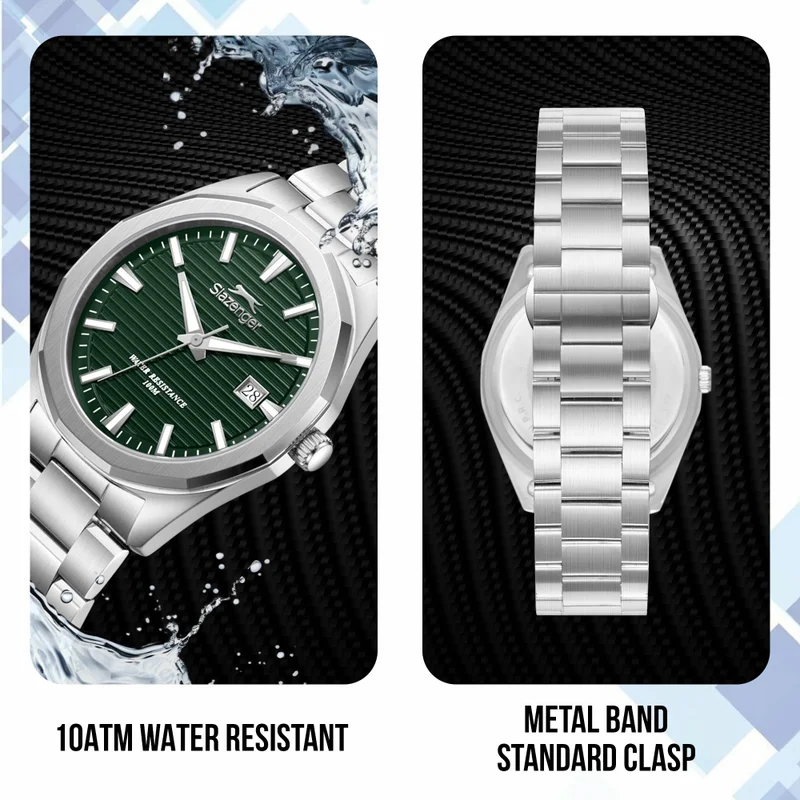 Slazenger  Men's Metal Analog Watch SL.9.2638.1.370 - 40 mm  | Best Price UAE