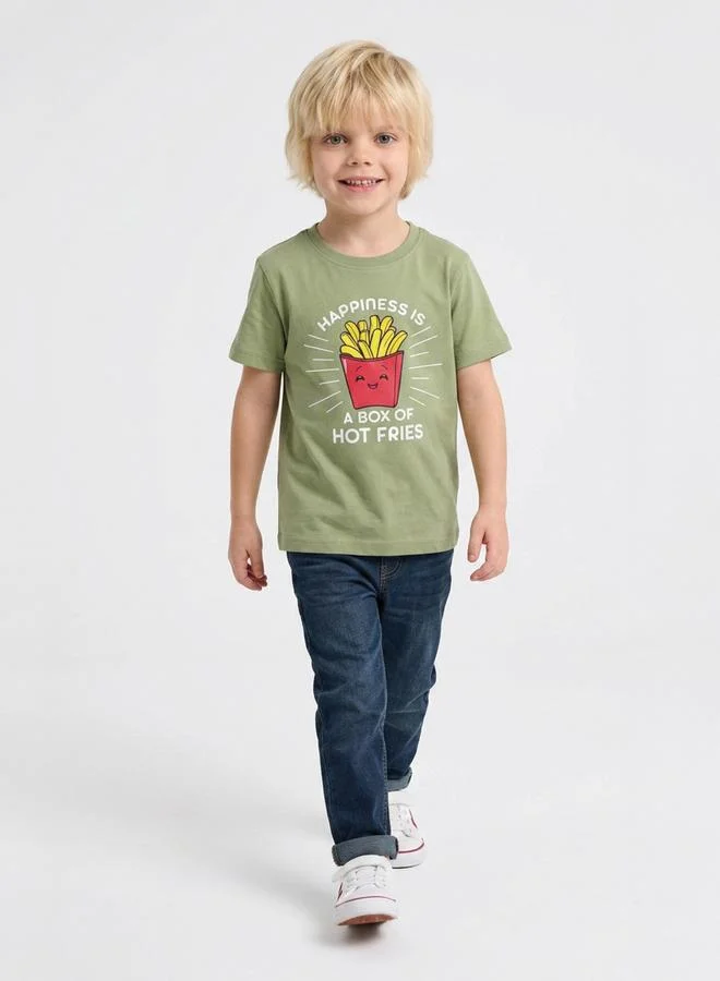 Take Two  Boys Regular Fit Graphic T-Shirt By Juniorloom for Men | Best Price UAE