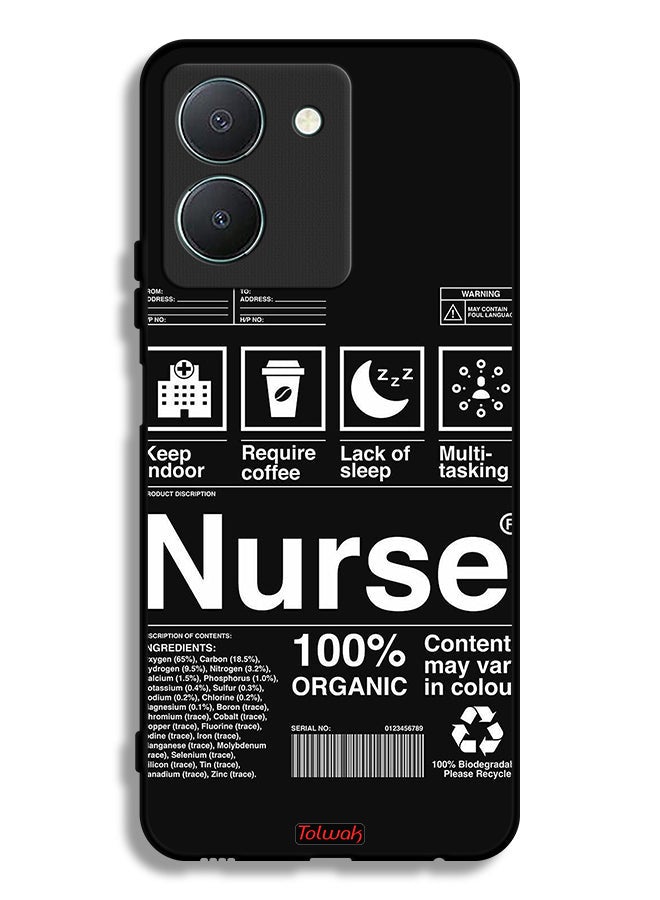 Tolwak Vivo Y36 5G Protective Case Cover Nurse Sticker - Image 1