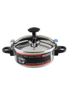 TEFOLY 6Liters 6 liter wide tefoly pressure cooker with net silver  - Image 1