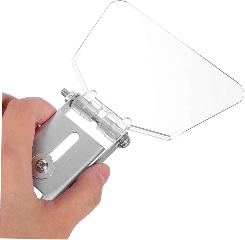 2pcs Stainless Steel Bench Grinder Eye Shield Attachment for Enhanced Protection Guard Easy Installation for Grinder Models - Image 2