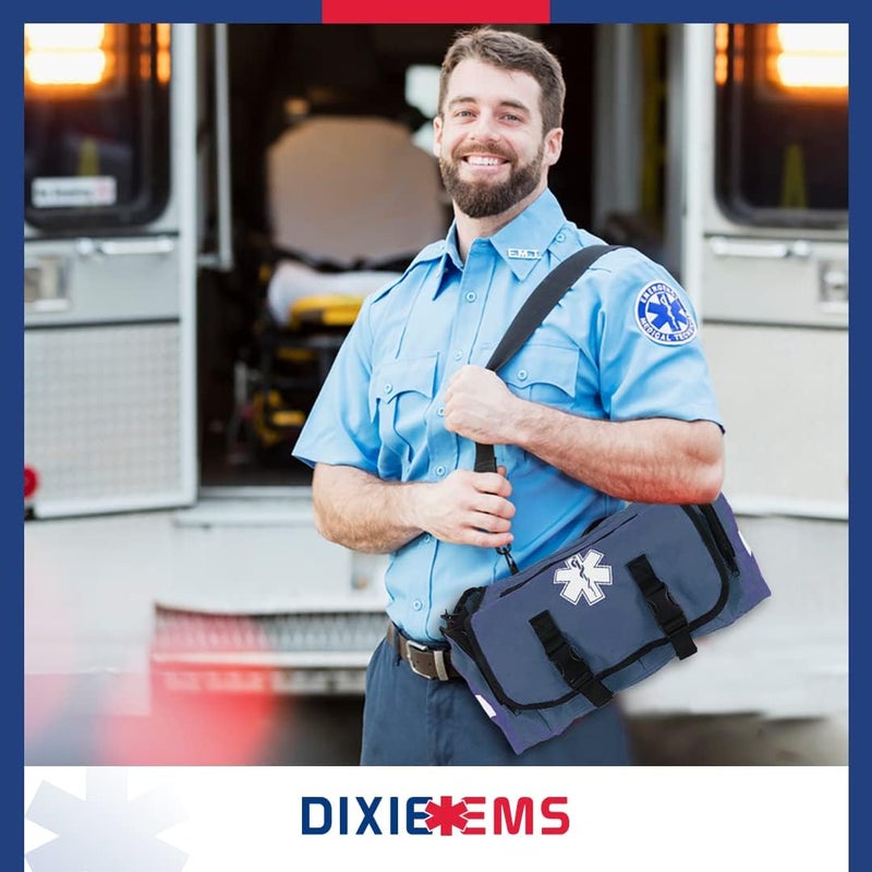 Dixie Ems Dixigear First Responder On Call Trauma Bag W/Reflectors - Navy - Image 3