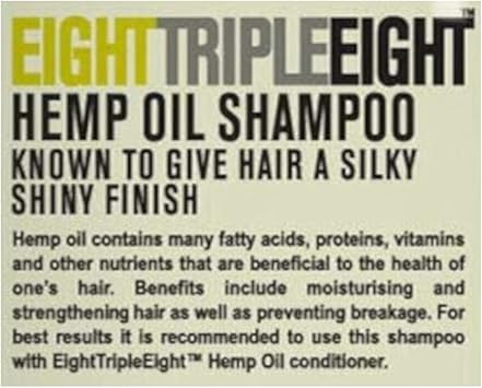 Eight Triple Eight شامبو زيت القنب 888 1000 مل - Image 3
