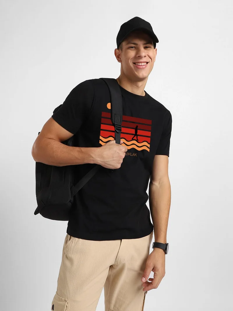 نوبيرو Men's Cotton Graphic Printed T-Shirt Combo Pack