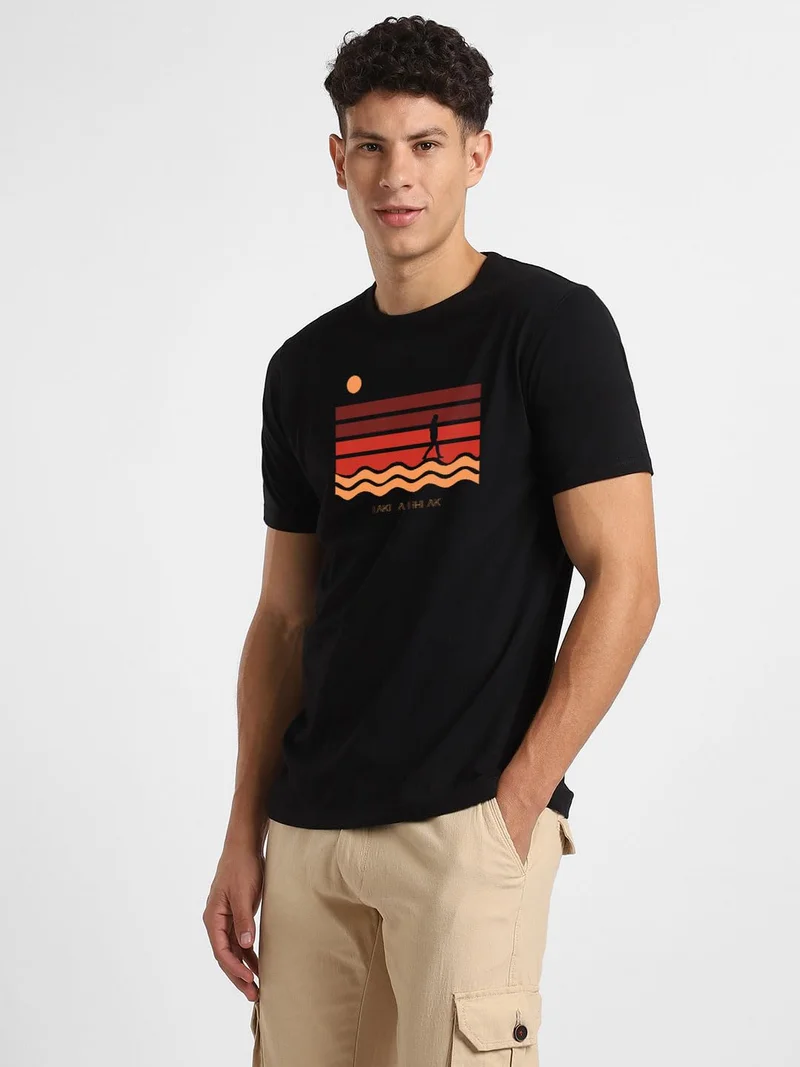 NOBERO  Men's Cotton Graphic Printed T-Shirt Combo Pack for Men | Best Price UAE