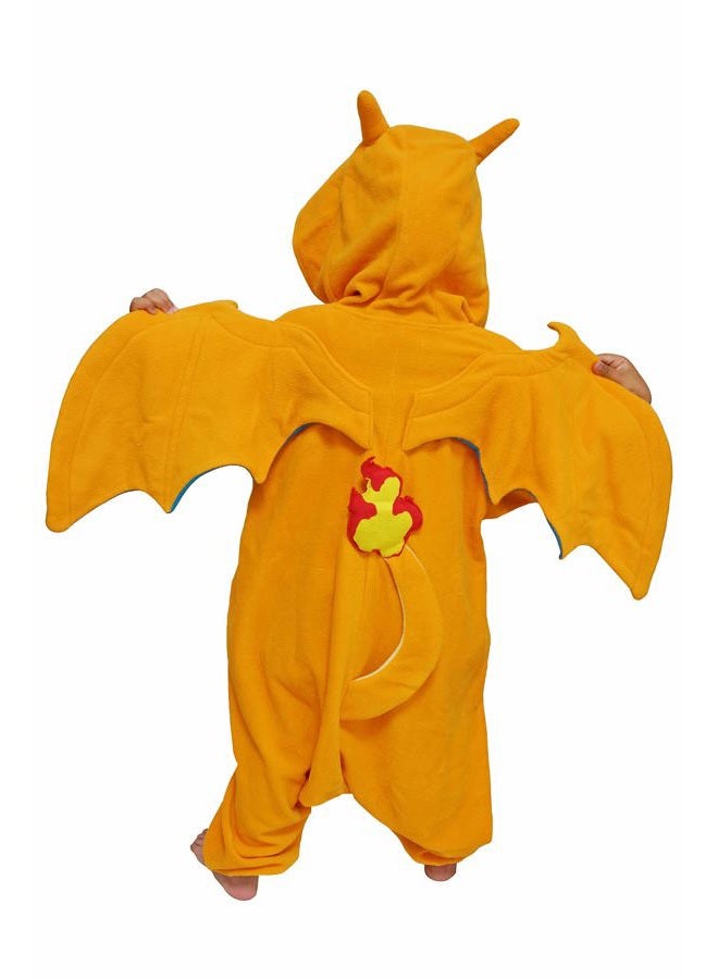 SAZAC Kigurumi - Pokemon - Charizard - Onesie Jumpsuit Halloween Costume - Kids Size (5-9 Year Old) - Image 3