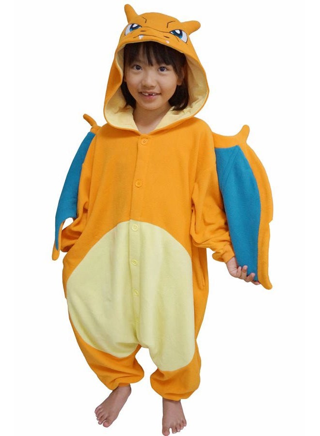 SAZAC Kigurumi - Pokemon - Charizard - Onesie Jumpsuit Halloween Costume - Kids Size (5-9 Year Old) - Image 2