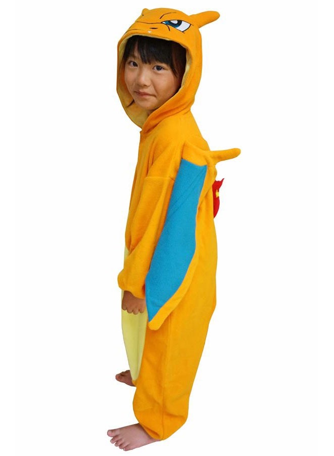 SAZAC Kigurumi - Pokemon - Charizard - Onesie Jumpsuit Halloween Costume - Kids Size (5-9 Year Old) - Image 4