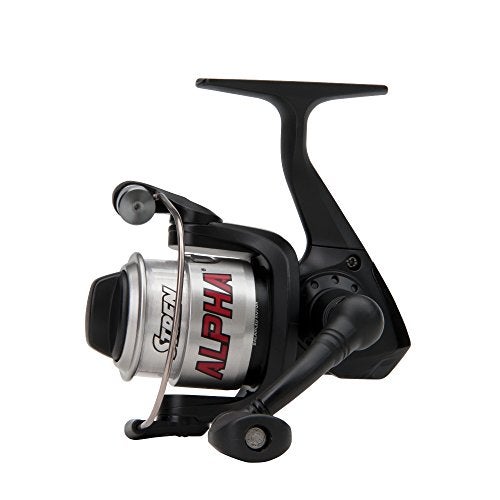 Shakespeare Alpha Size 50 Spinning Fishing Reel, Right/Left Handle Position, Saltwater Reel, Pre-Spooled Graphite Spool, Oil Felt Multi-Disc Drag System with Smooth Ball Bearing Drive - Image 1
