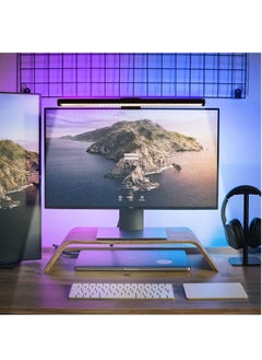 FlashHawk Computer Monitor Lamp with RGB Ambient Light,USB Powered Monitor Light for Office/Home/Gaming/Desk  - Image 5