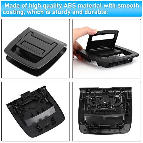 Jaronx Compatible with BMW Trunk Mat Carpet Handle for 5'E60/F07/F11 2003-2016, X5 E70/F15 2006-2018, X6 E71/F16 2007-2019, Rear Trunk Mat Floor Carpet Handle Repalcement (Without Locking Function) - Image 4