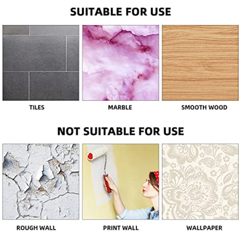 8 Pieces Bathroom Shelf Adhesive Hooks Sticker Strong Hooks for Shower Caddy Basket Double Claw Wall Hooks Sticker for Kitchen Bathroom - Image 5