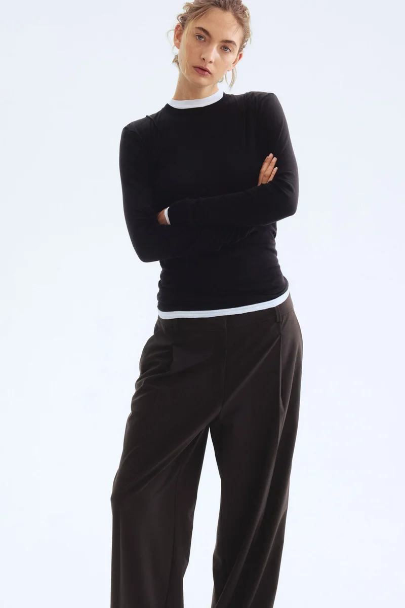 H&M  Wide trousers for Women | Best Price UAE