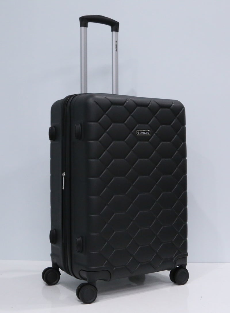 STARLIFE 3 Piece ABS Hard side Trolley Luggage Set Spinner Wheels with Number Lock - Image 4