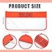 Sunnymove 1 PCS American Mahjong Bag Empty Mahjong Tiles Bag Only with Zippered Letters Case OnlyOrangeMohjong - Image 4