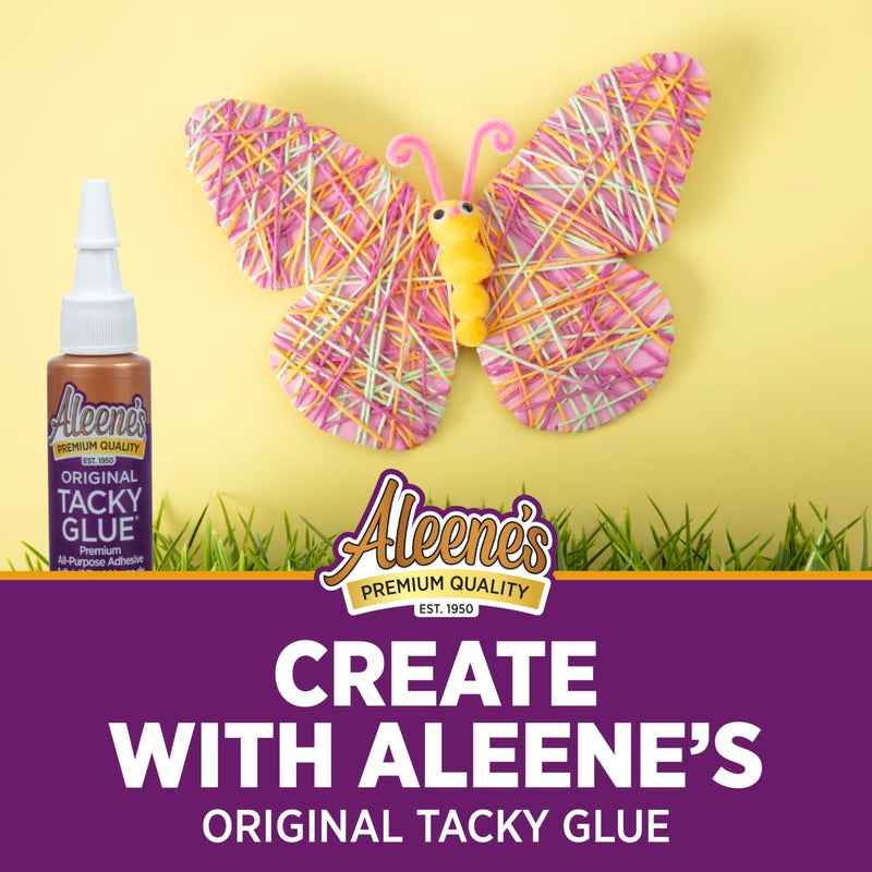 Aleene's Original Tacky Glue Mini-Bottle, All Purpose Adhesive, Perfect for Crafts and DIY Projects, Dries Fast and Clear, .66 fl oz 18-Pack - Image 5
