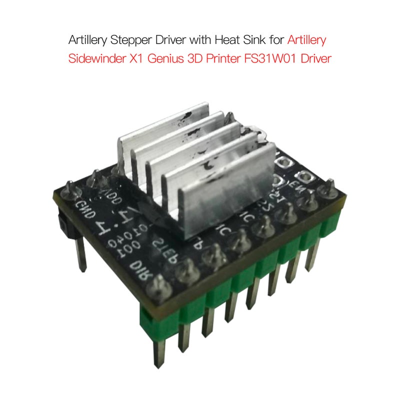 Artillery Stepper Driver with Heat Sink for Artillery Sidewinder X1 Genius 3D Printer FS31W01 Driver - Image 2