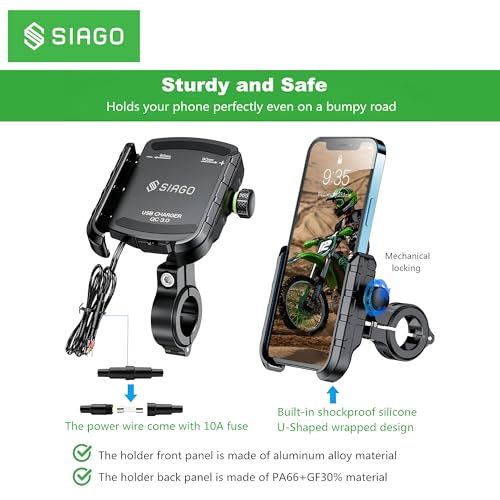 SIAGO SIA121 Universal Bike Mount Holder with 360 Degree Rotation - Image 4