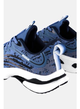 RBX Men Lace up Running Shoes, Blue Combo  - Image 2