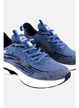 RBX Men Lace up Running Shoes, Blue Combo  - Image 3