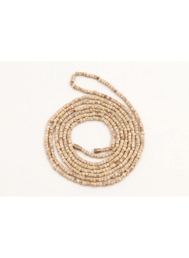 ARKAM Tulsi Kanthi Mala Certified/Natural Tulasi Kanthi Mala/Original Tulsi Kanthi/ISKCON Tulsi Mala/Vaishnav Tulsi Mala/Basil Mala - 2 Round Mala (Size: 3mm, Length: 32 inches) Set of 2 Mala - Image 5