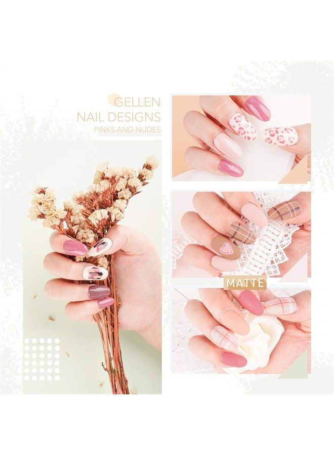 Gellen Gel Nail Polish Kit with U V LED Light 72W Nail Dryer, 12 Gel Nail Colors, No Wipe Top Base Coat, Nail Art Decorations, Manicure Tools, All-In-One Manicure Kit for Mother's Day Gift - Image 3