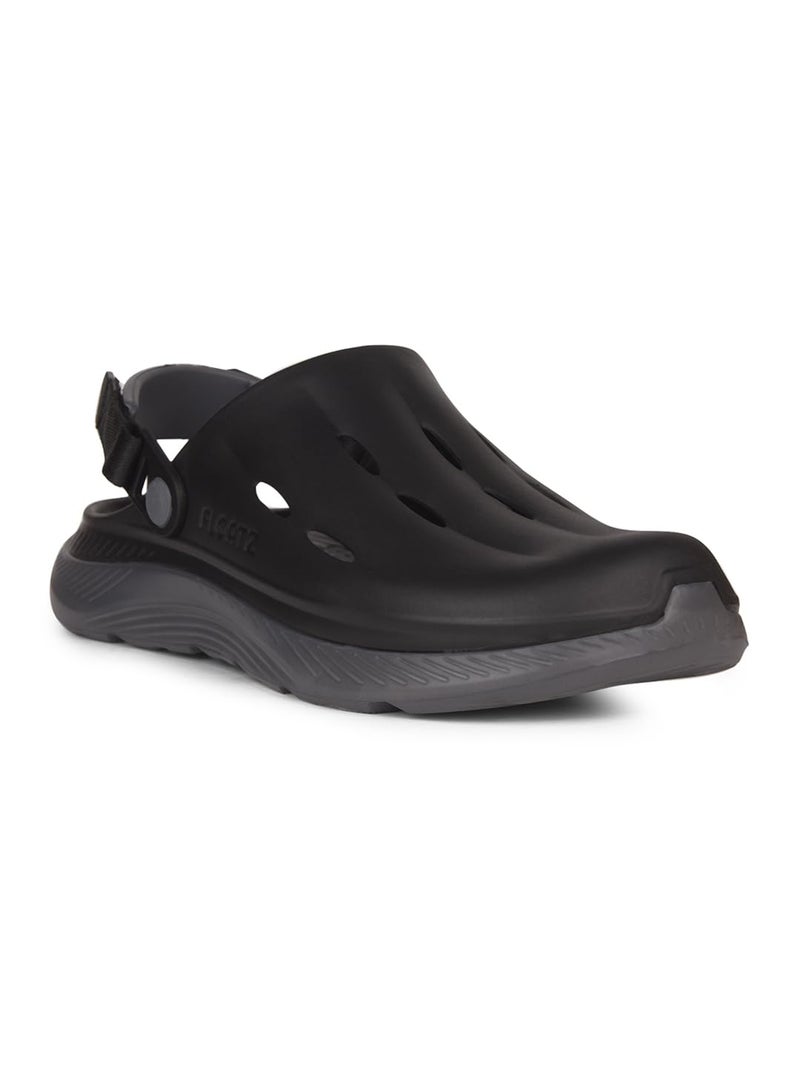 Floatz Men Clog Sandals - Black (8 UK) - Image 1