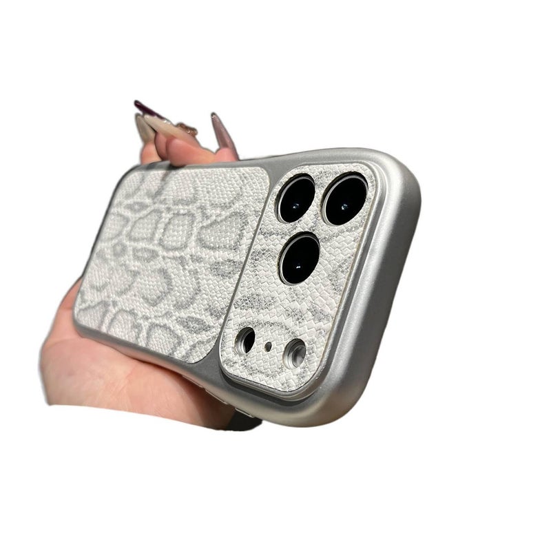 غطاء MagSafe | حماية من السقوط | مغناطيس قوي | Silver Black | مقاوم للصدمات لـ iPhone 16 / 16 Plus / 16 Pro / 16 Pro Max | Acrylic - Image 4