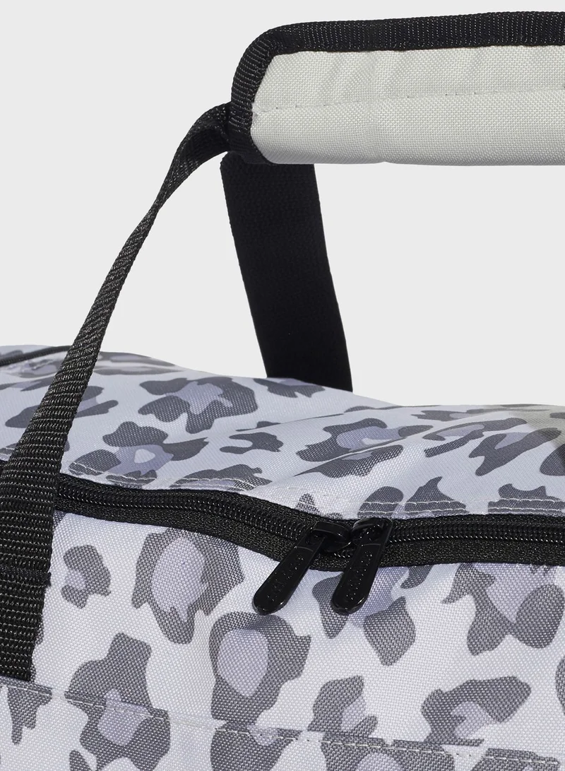Adidas Small Linear Leopard Print Duffel