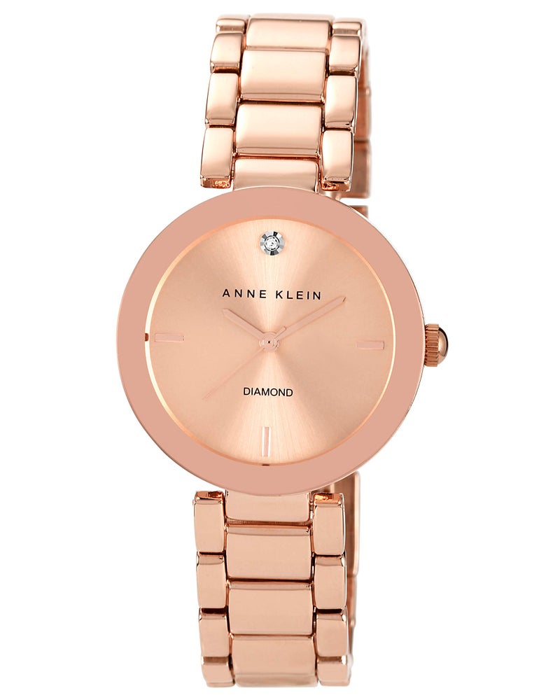 Anne Klein Women's Genuine Diamond Dial Bracelet Watch - Image 1