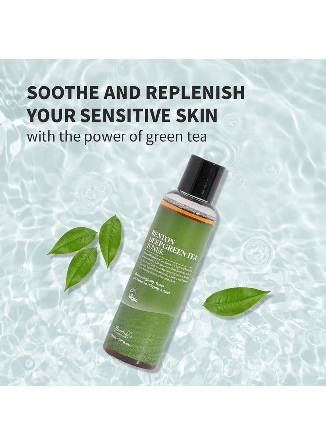 BENTON Deep Green Tea Toner 150ml (5.07 fl.oz) - Green Tea Toner for Face | Toner for Sensitive Skin | Korean Toner for Face | Toner for Oily Skin - Image 2