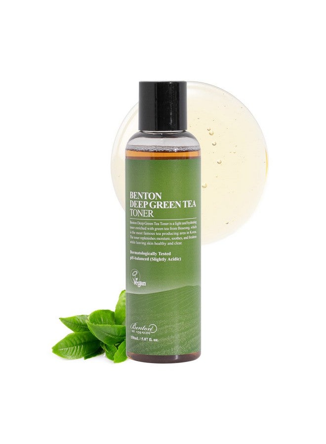 BENTON Deep Green Tea Toner 150ml (5.07 fl.oz) - Green Tea Toner for Face | Toner for Sensitive Skin | Korean Toner for Face | Toner for Oily Skin - Image 1
