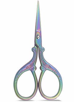 Small Scissors, 1 Pack Embroidery Scissors 3.6 Inch Sewing Craft Sharp Scissors for Fabric Cutting Paper Crafting Office Scissors Sewing Handicrafts Tool