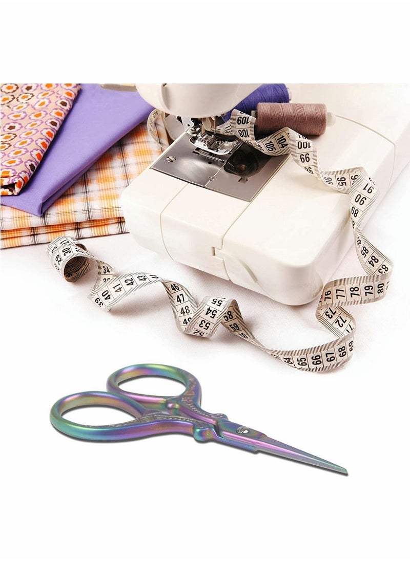 SYOSI - Small Scissors, 1 Pack Embroidery Scissors 3.6 Inch Sewing Craft Sharp Scissors for Fabric Cutting Paper Crafting Office Scissors Sewing Handicrafts Tool - Image 1