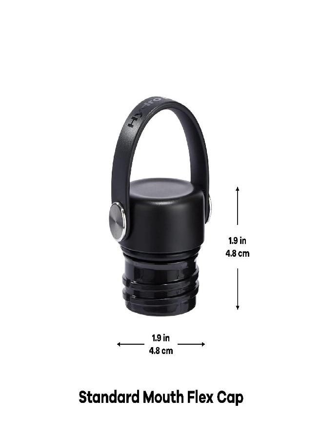 Hydro Flask Standard Mouth Flex Straw Cap Black  - Image 2