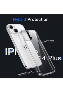 glassology iPhone 14 Plus Case 6.7 inch Ultra Thin Case Anti Drop Shockproof Protection Clear Case Compatible with iPhone 14 Cover  - Image 2