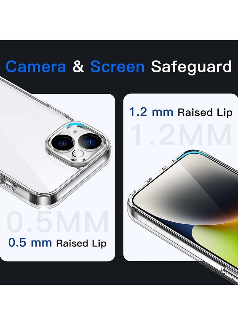 glassology iPhone 14 Plus Case 6.7 inch Ultra Thin Case Anti Drop Shockproof Protection Clear Case Compatible with iPhone 14 Cover  - Image 5