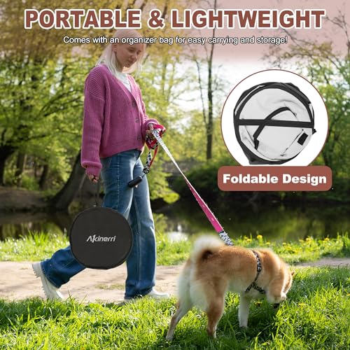 Akinerri Dog Playpen - Foldable Cat Play Pens for Pubby,Kitten, Rabbit,Portable Pet Tent with Carring Bag for Indoor/Outdoor Travel Camping (Black-Small) - Image 4