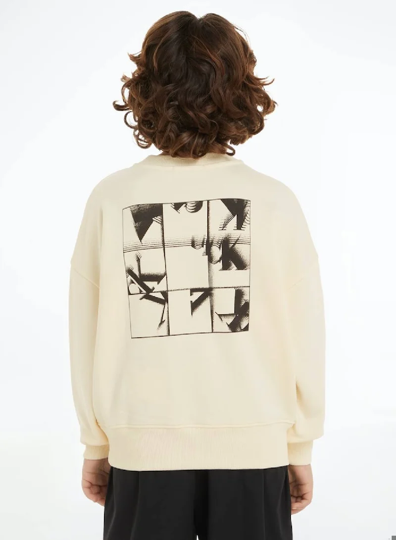 كالفن كلاين جينز بلوفر بطبعة شعار