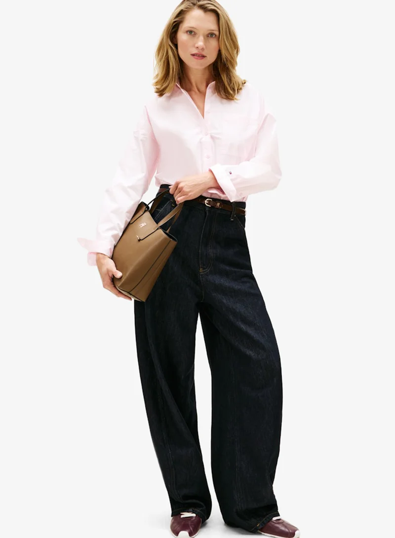 TOMMY HILFIGER  Hilfiger Icon TH Monogram Tote Bag for Women | Best Price UAE