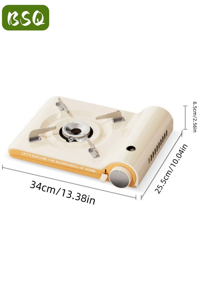 بي إس كيو موقد تخييم | موقد غاز البوتان | موقد بوتان أحادي الشعلة عالي الطاقة | فائق النحافة وسهل الحمل | موقد تخييم خارجي مقاوم للرياح | موقد للطبخ والشواء في التخييم | موقد غاز البروبان والبوتان (ضروري للرحلات) | مناسب للطبخ في الهواء الطلق، الشواء، المشي لمسافات طويلة، الصيد، والنزهات. - Image 3