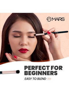 Mars 12 Shades Back To Basics Eyeshadow Palette With Free Applicator | Matte | Shimmer | Beginner Friendly & Long Lasting Eye Shadow Palette (14.4 Gm) (Shade-01)  - Image 4