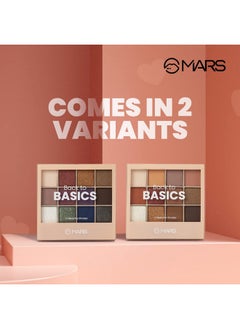 Mars 12 Shades Back To Basics Eyeshadow Palette With Free Applicator | Matte | Shimmer | Beginner Friendly & Long Lasting Eye Shadow Palette (14.4 Gm) (Shade-01)  - Image 5