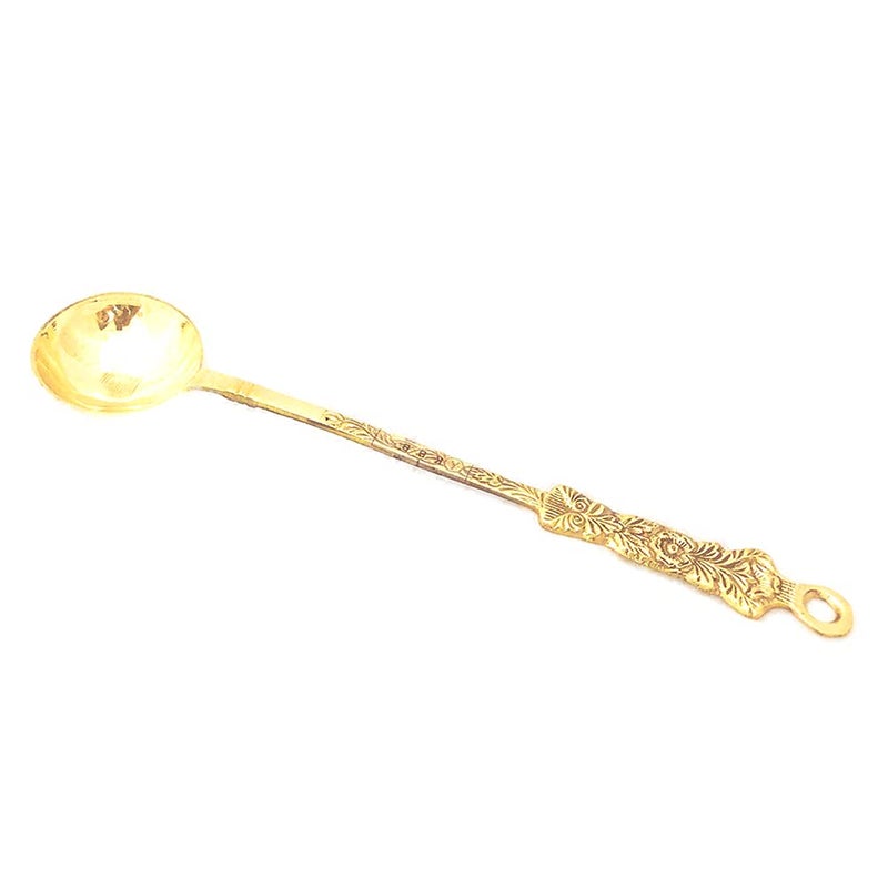 KBB Brass Cooking Cutlery AMBOSSESD LADDLE - Image 1