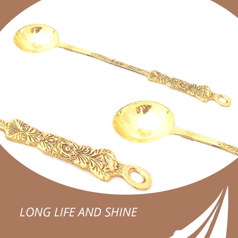 KBB Brass Cooking Cutlery AMBOSSESD LADDLE - Image 3