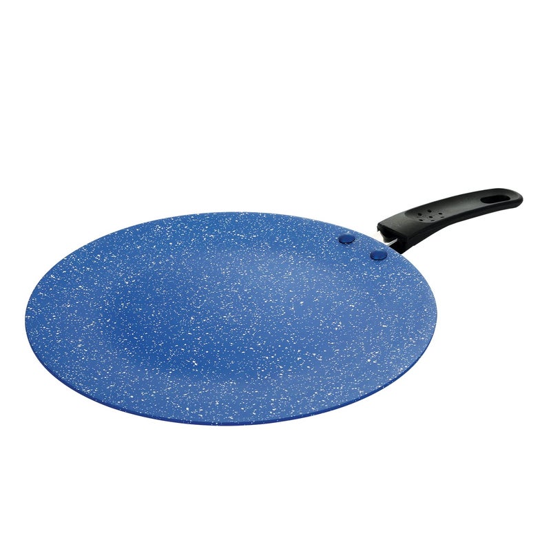 Alda Non Stick Cookware Set 4-Piece (Wok with Lid, Fry Pan, Crepe Pan) - Blueberry 3mm Induction Friendly - Image 5
