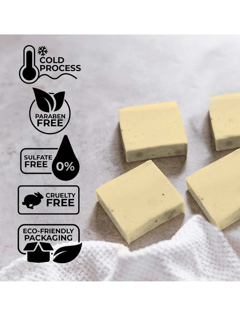 Viking Revolution Viking Revolution Tea Tree Natural Soap for Men - Mens Soap Bar with Essential Oils Cold Pressed Bar Soap for Men - Nourishing Mens Bar Soap with Coconut Oil, Shea Oil, Almond Oil (2 Pack)  - Image 4